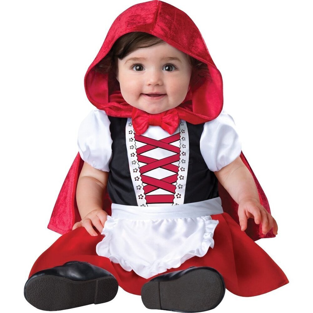 Way To Celebrate Baby 12-18 Month Red Riding Hood Halloween Costume Cape NEW